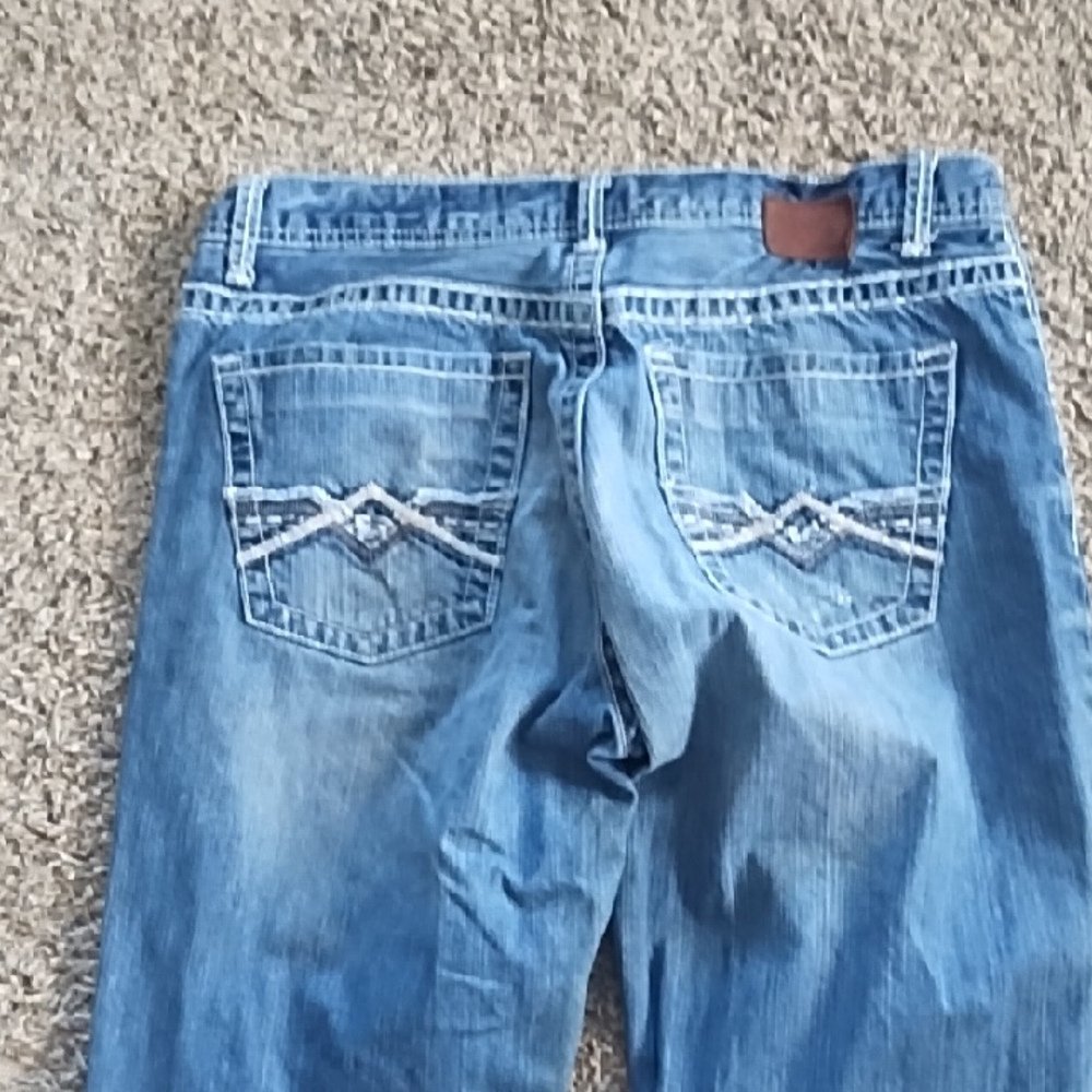 BKE Tyler Distressed Blue Denim Jeans
